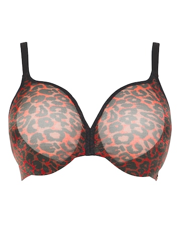 Gossard Glossies Leopard Sheer Bra