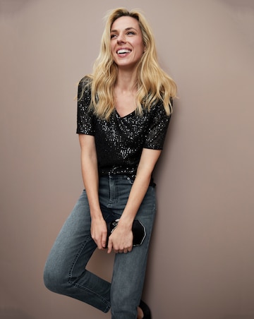 24/7 Vintage Blue Straight Leg Jeans made with Organic Cotton