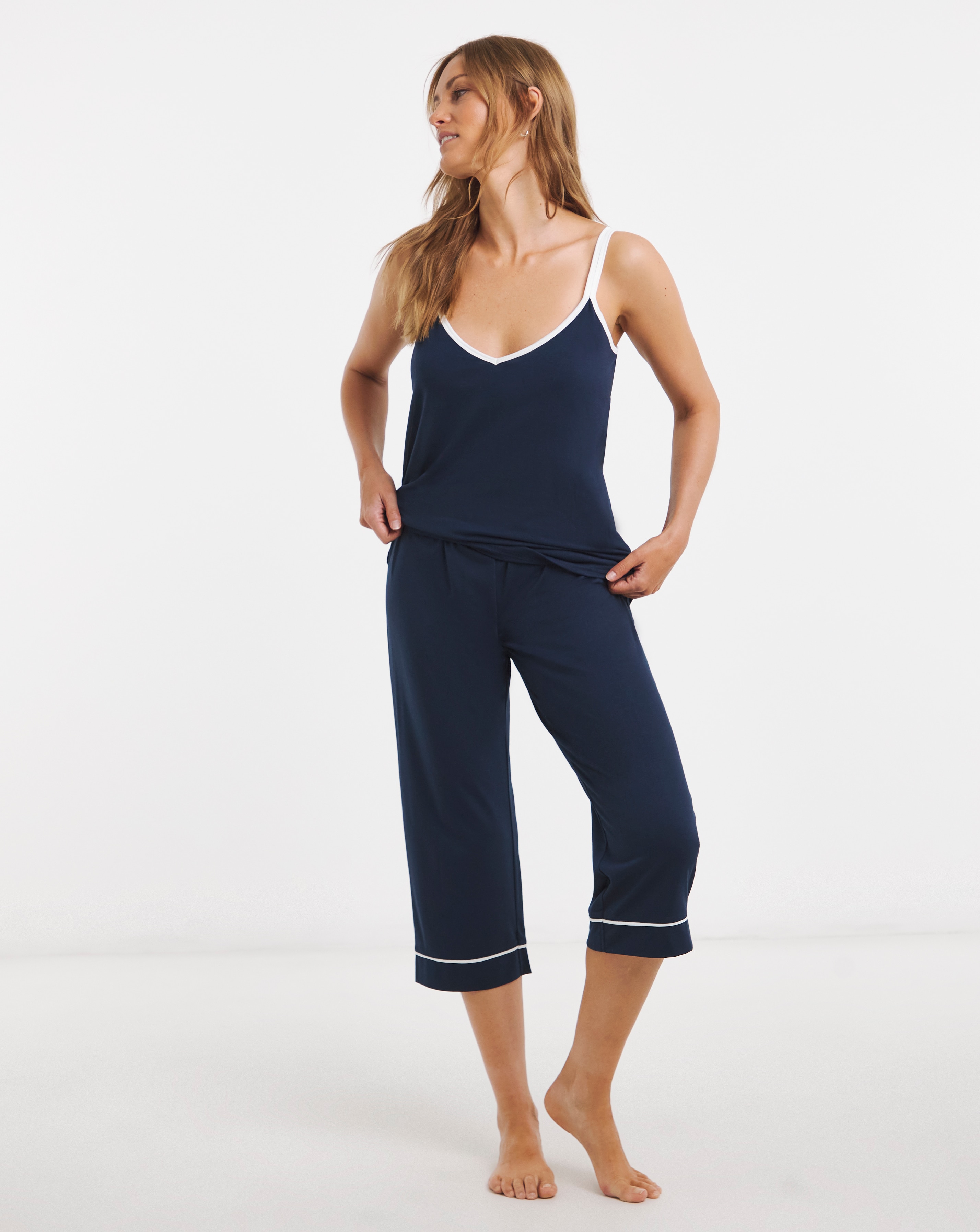 Pretty Secrets Poly Viscose Culotte Set