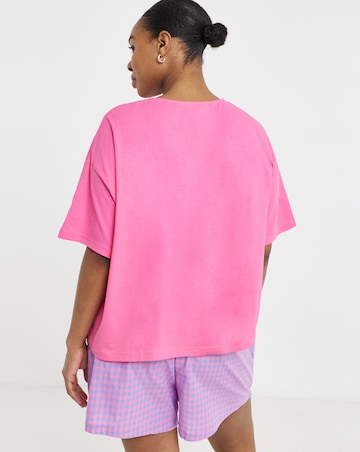 Simply Be Gingham Summer Pyjama Short Set