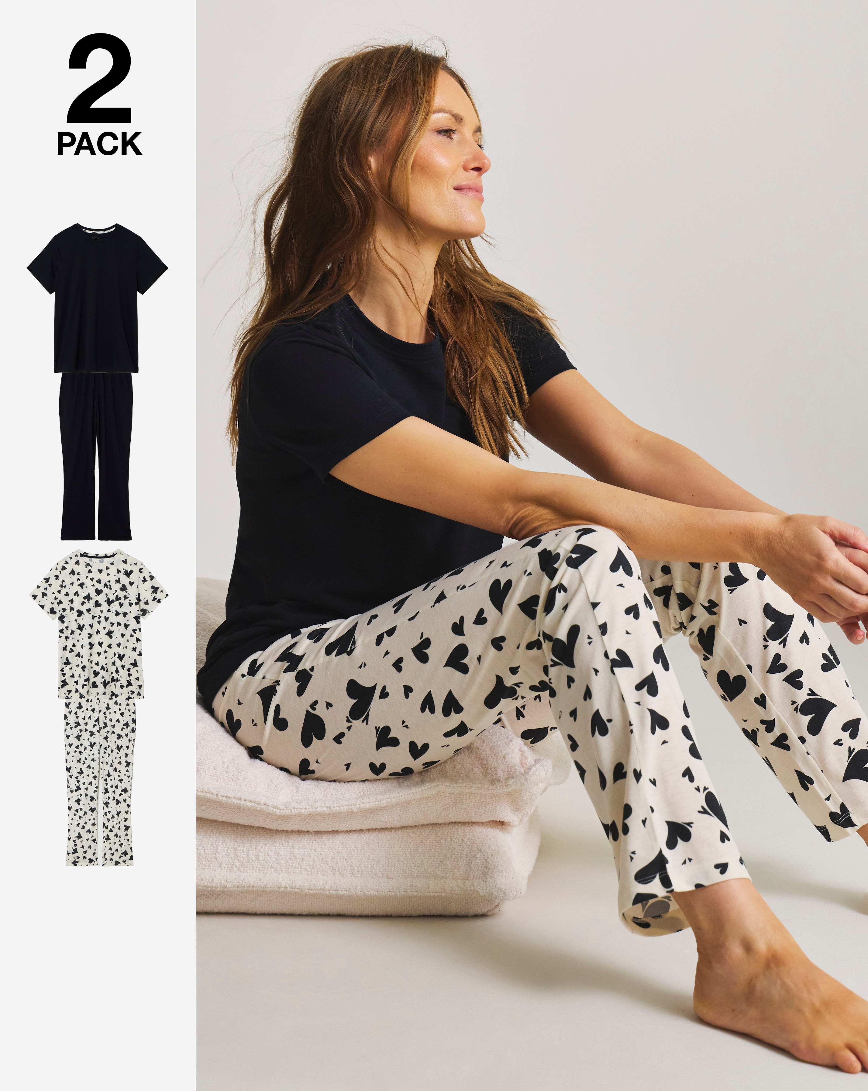 New In - Pretty Secrets 2 Pack Pyjama Set
