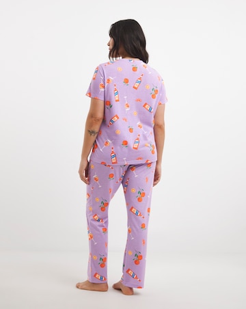 Simply Be Value Pyjama Set Spritz Print