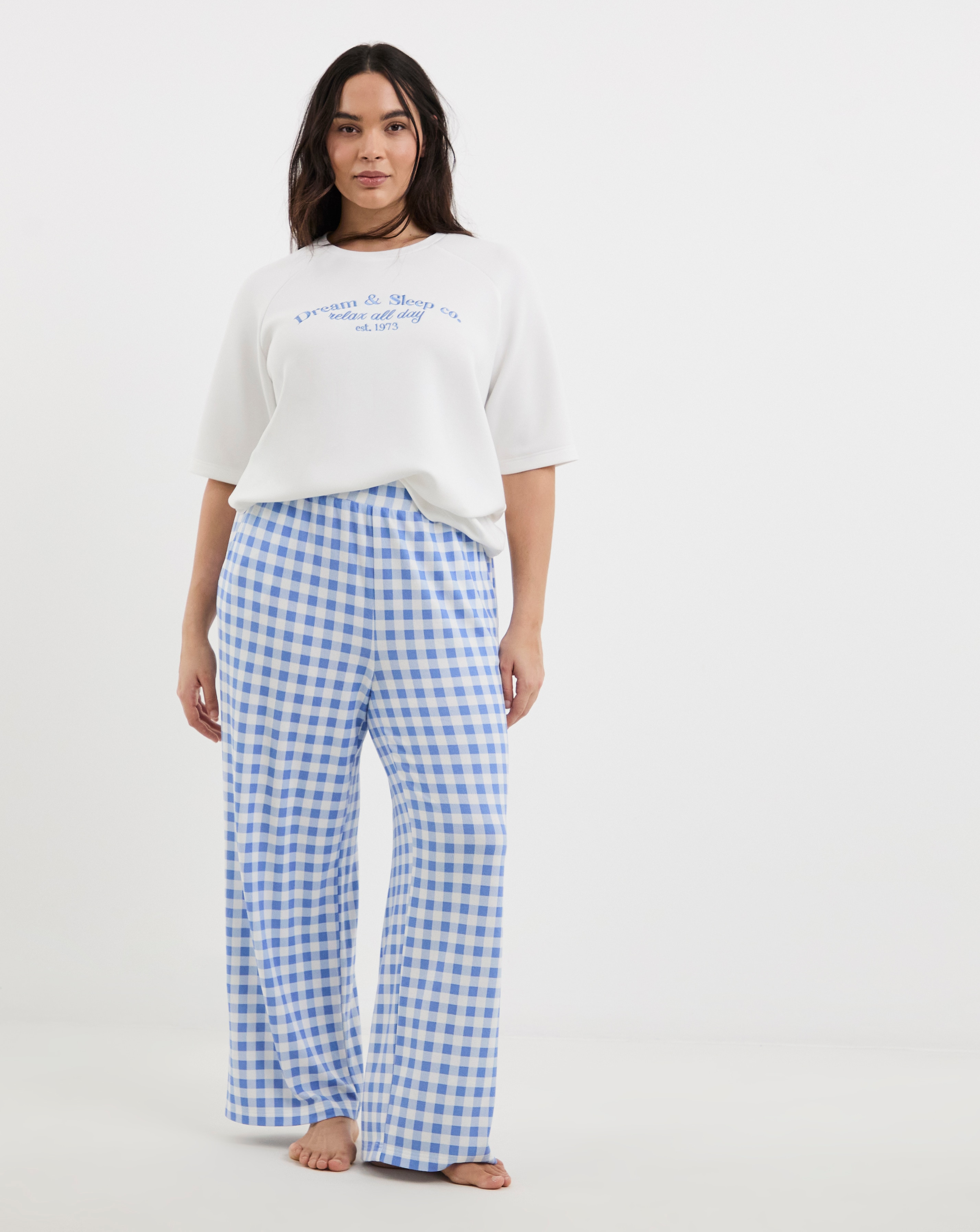 New In - Pretty Secrets Gingham Lounge Set