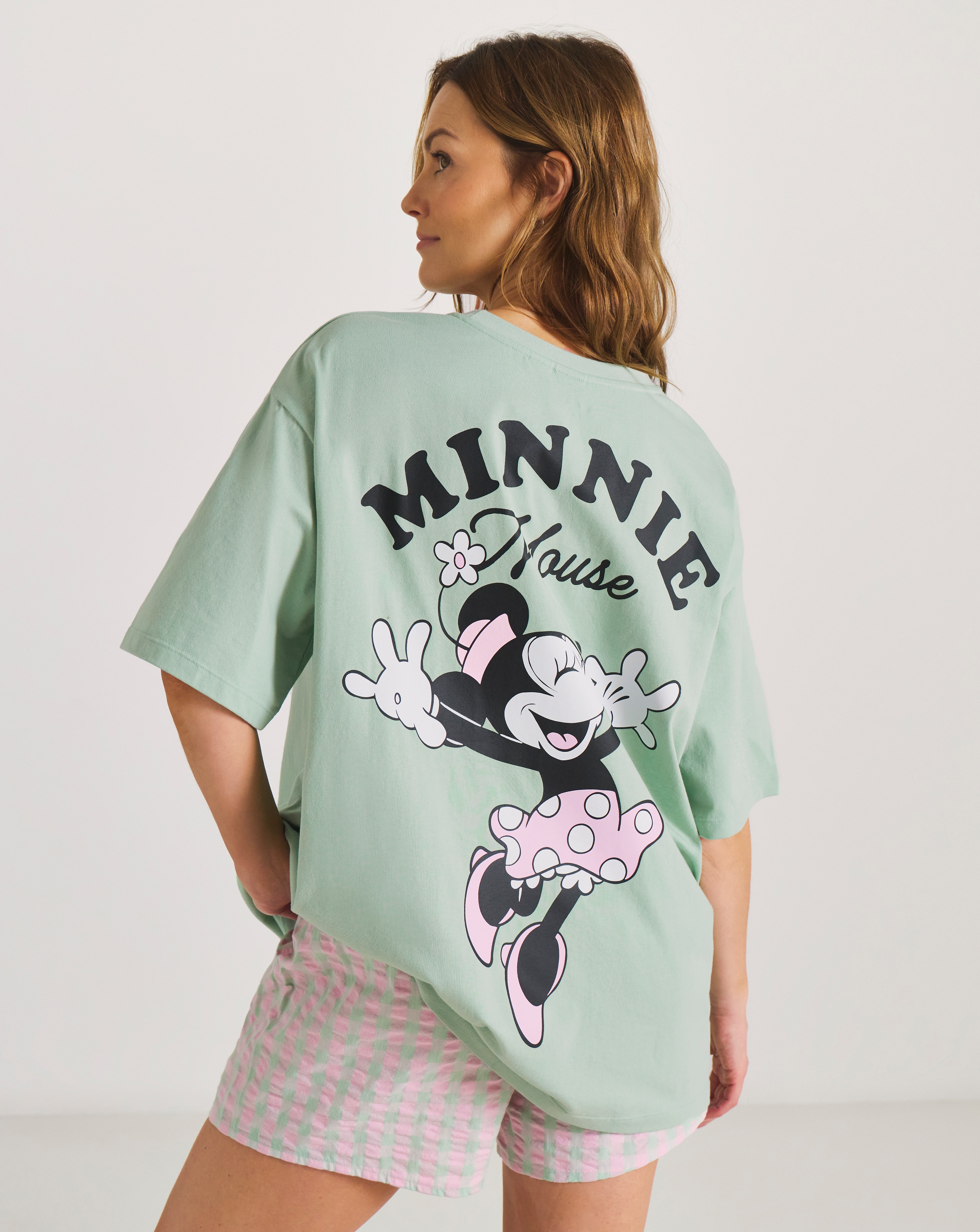 Minnie Mouse Cotton Seersucker PJ Set
