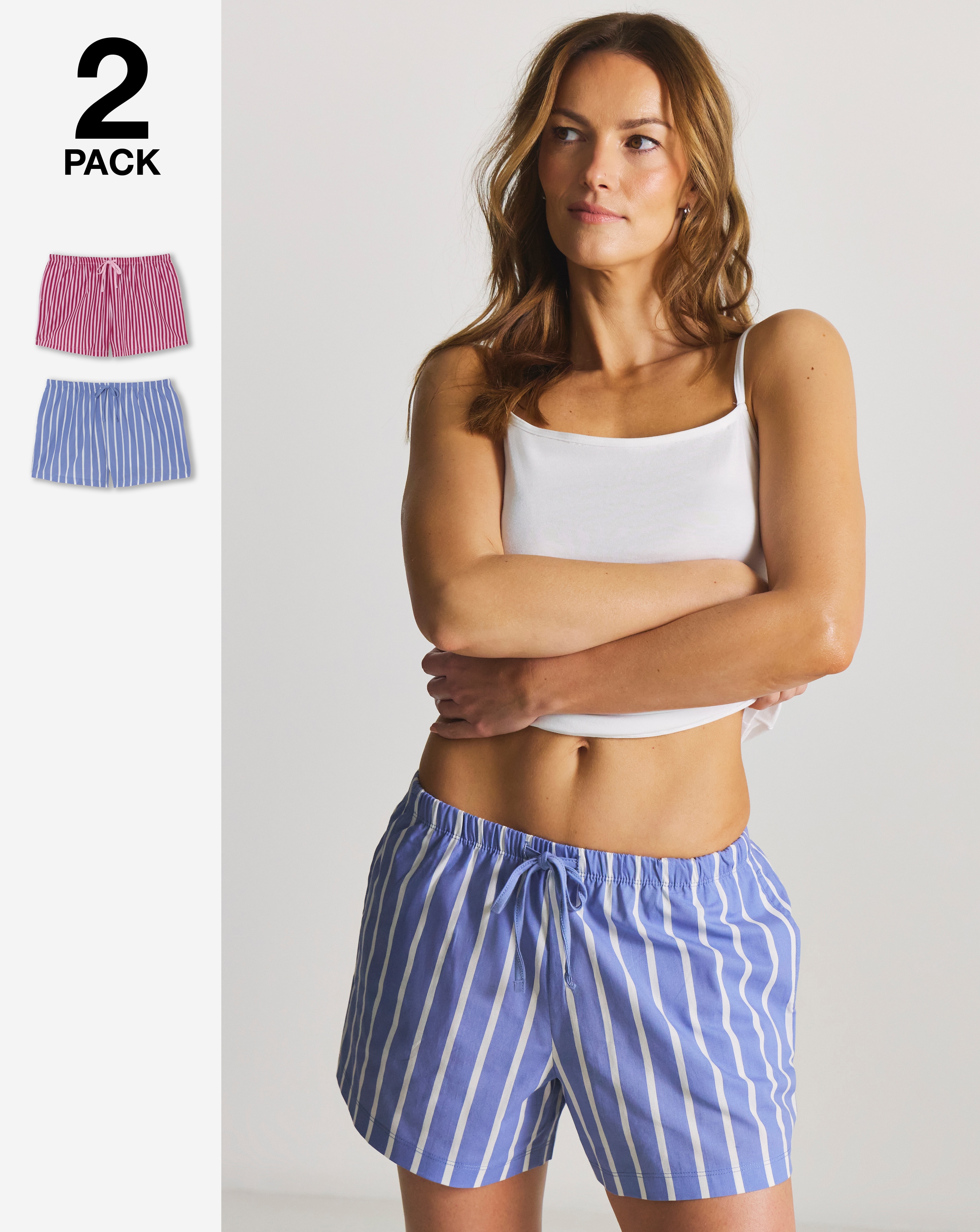 New In - Pretty Secrets 2 Pack Pyjama Shorts
