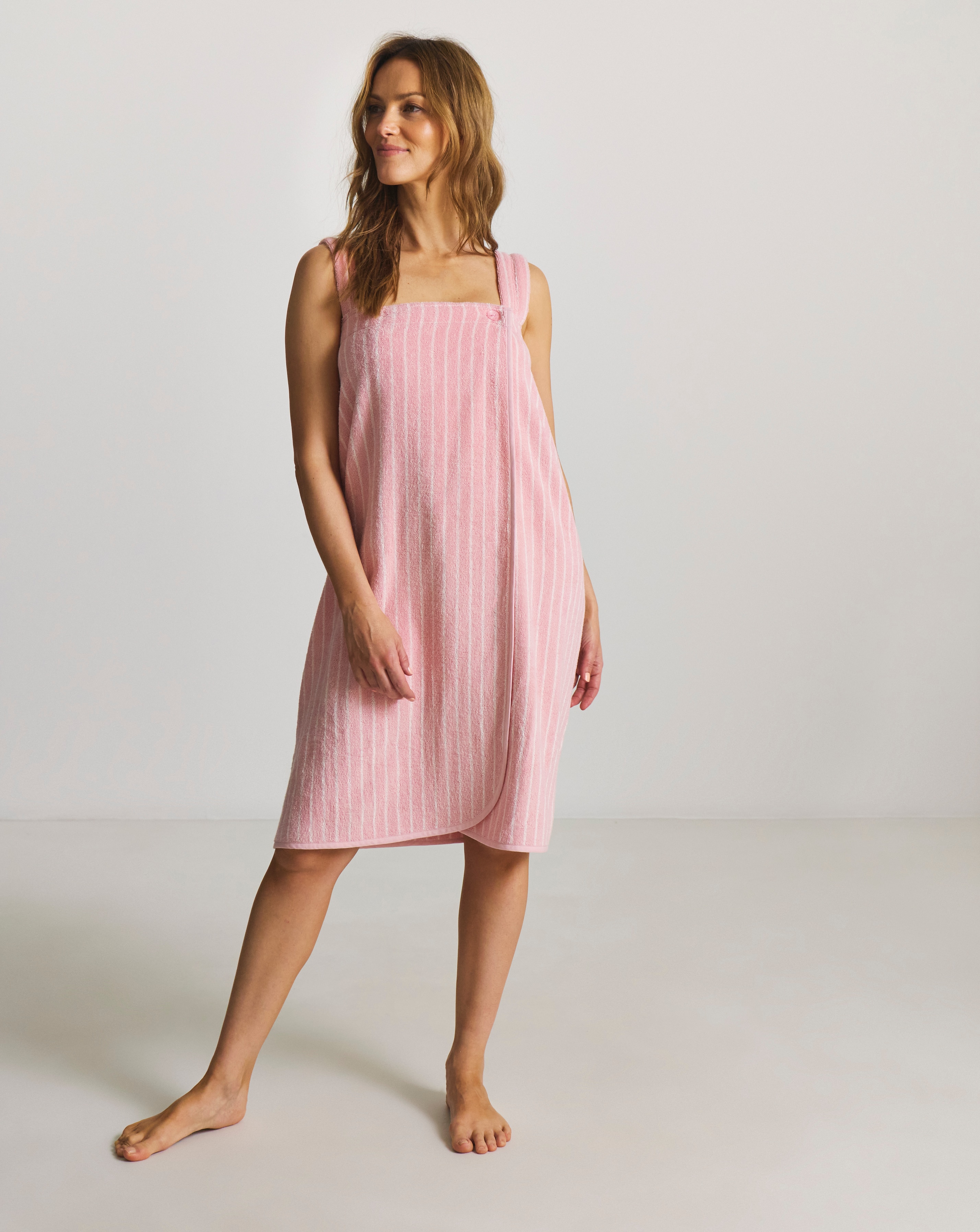 New In - Towelling Shower Wrap & Turban