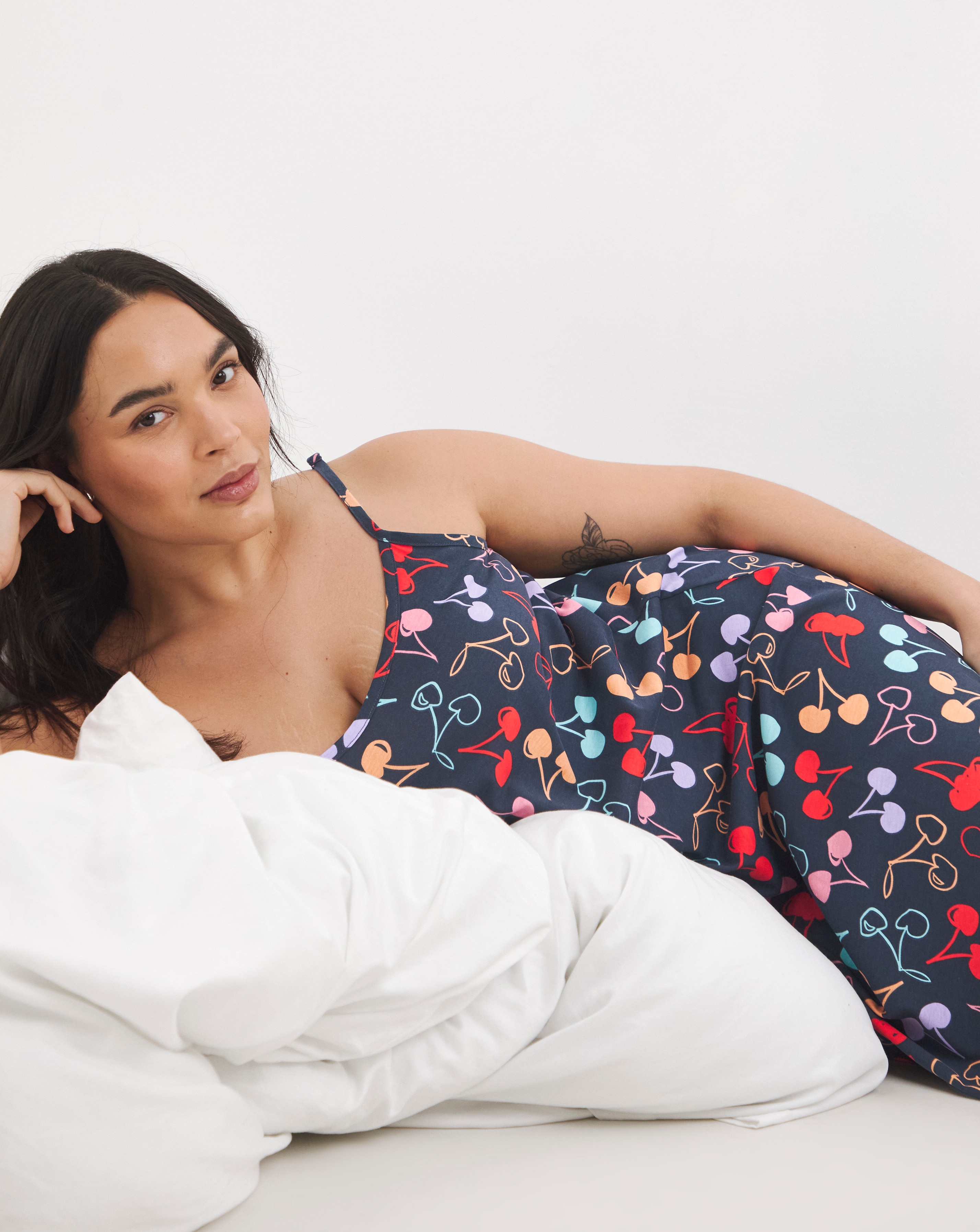 New In - Simply Be Cherry Cami Nightie
