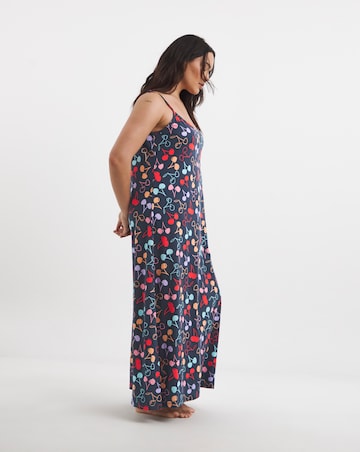 Simply Be Value Cami Maxi Nightie Cherry Print