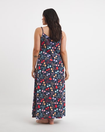 Simply Be Value Cami Maxi Nightie Cherry Print