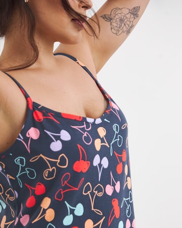 Simply Be Value Cami Maxi Nightie Cherry Print