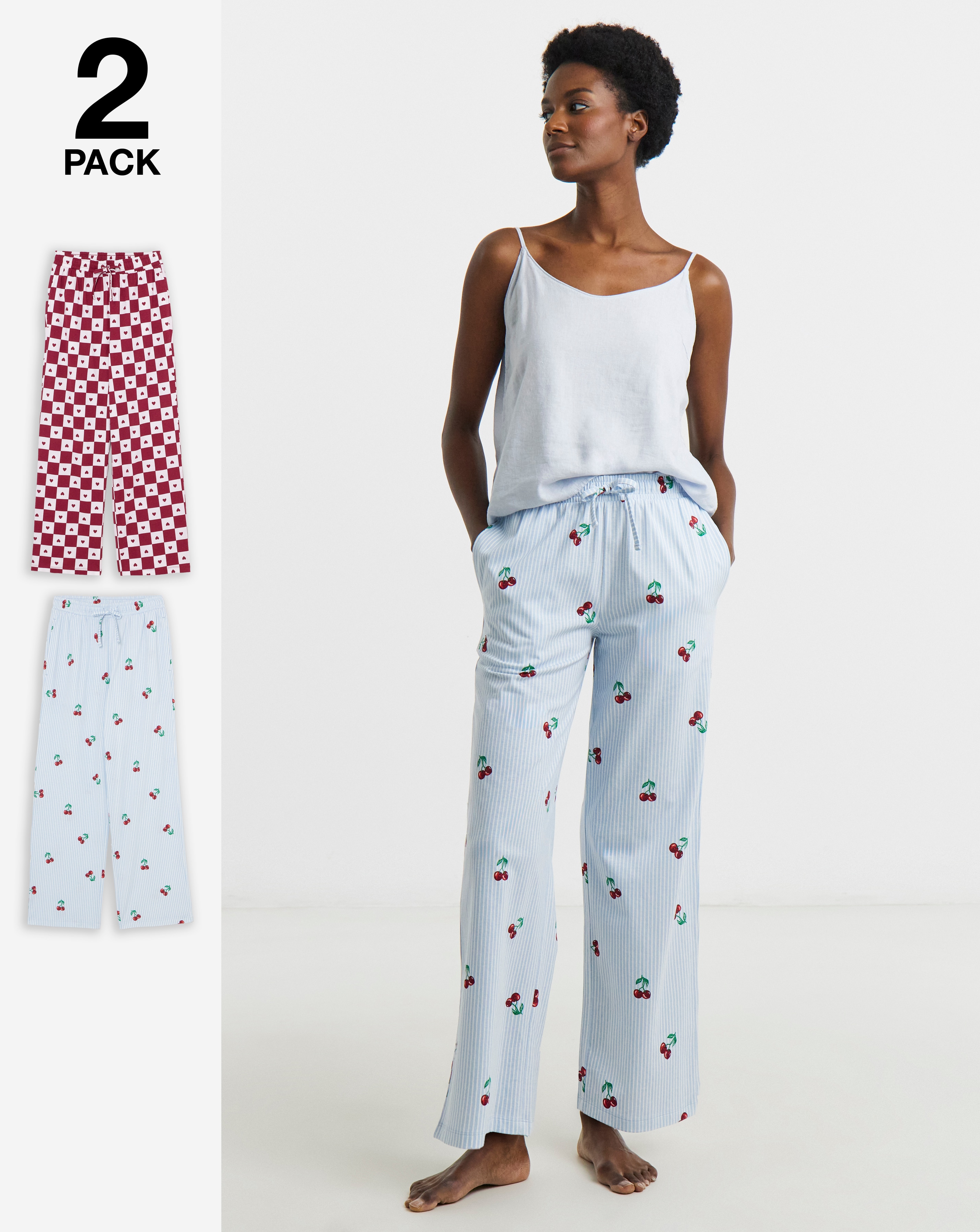 New In - Pretty Secrets Pack 2 PJ Bottoms