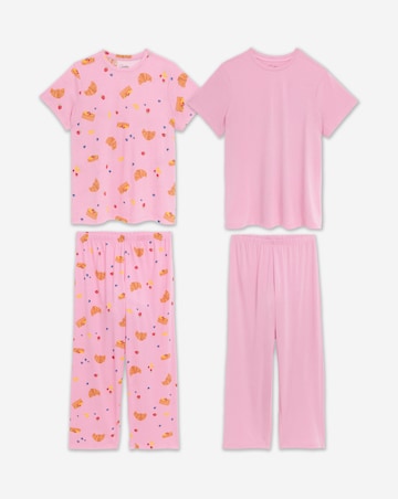 Pretty Secrets (2 Pack) Value Breakfast Print Pyjama Sets