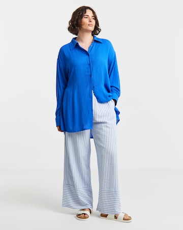 Simply Be Oversized Crinkle Shirt