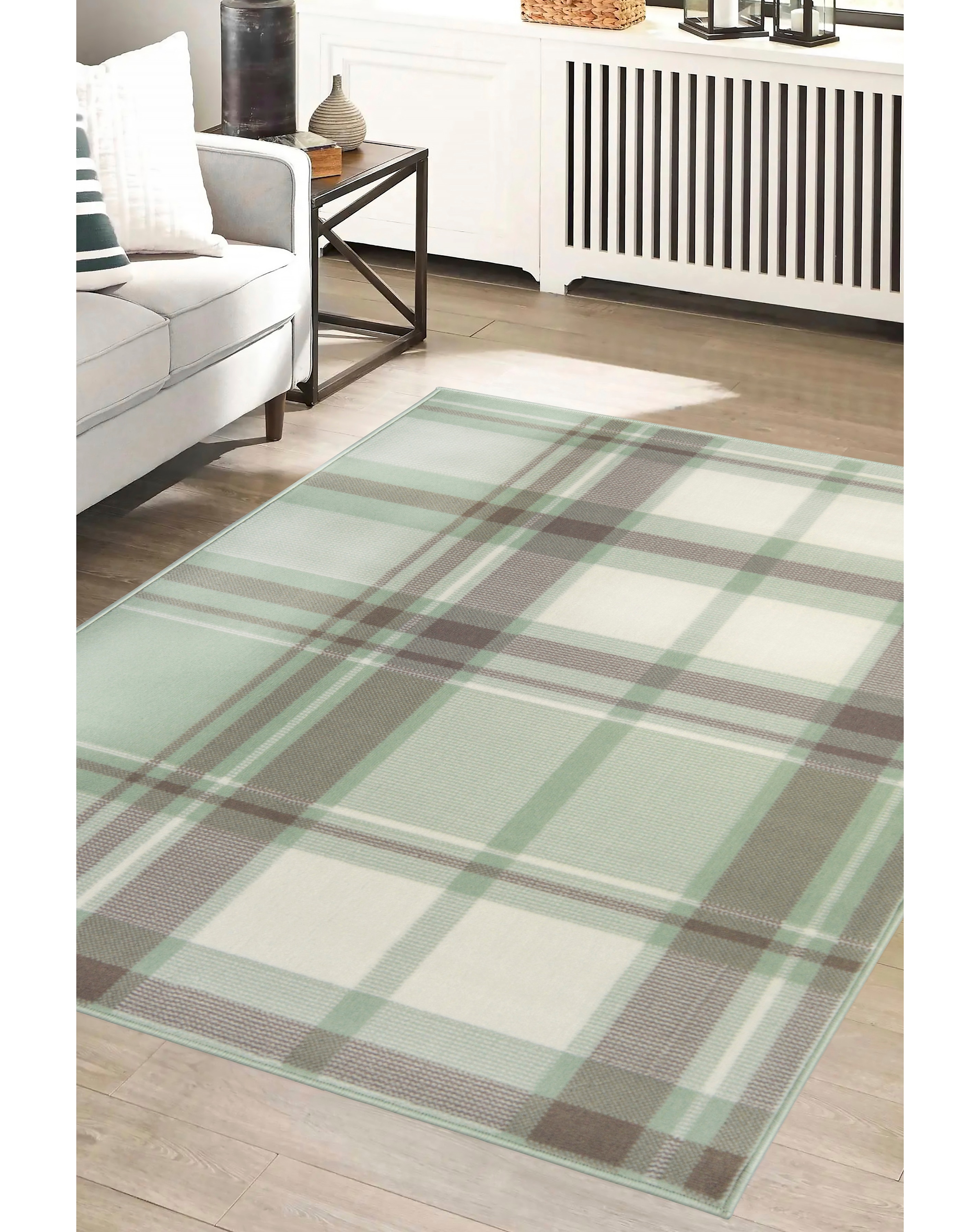 Maestro Tartan Rug - Sage