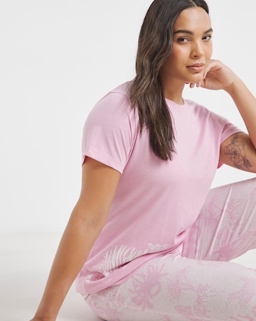 Simply Be Value Leopard Design Pyjama Set