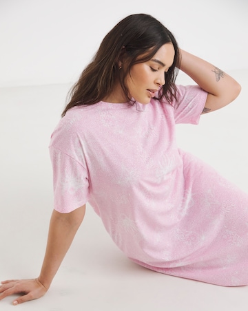 Simply Be Value Leopard Design T-Shirt Nightie