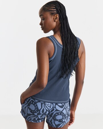 Simply Be (2 Pack) Vest Ribbed Pyjama Shortie Sets