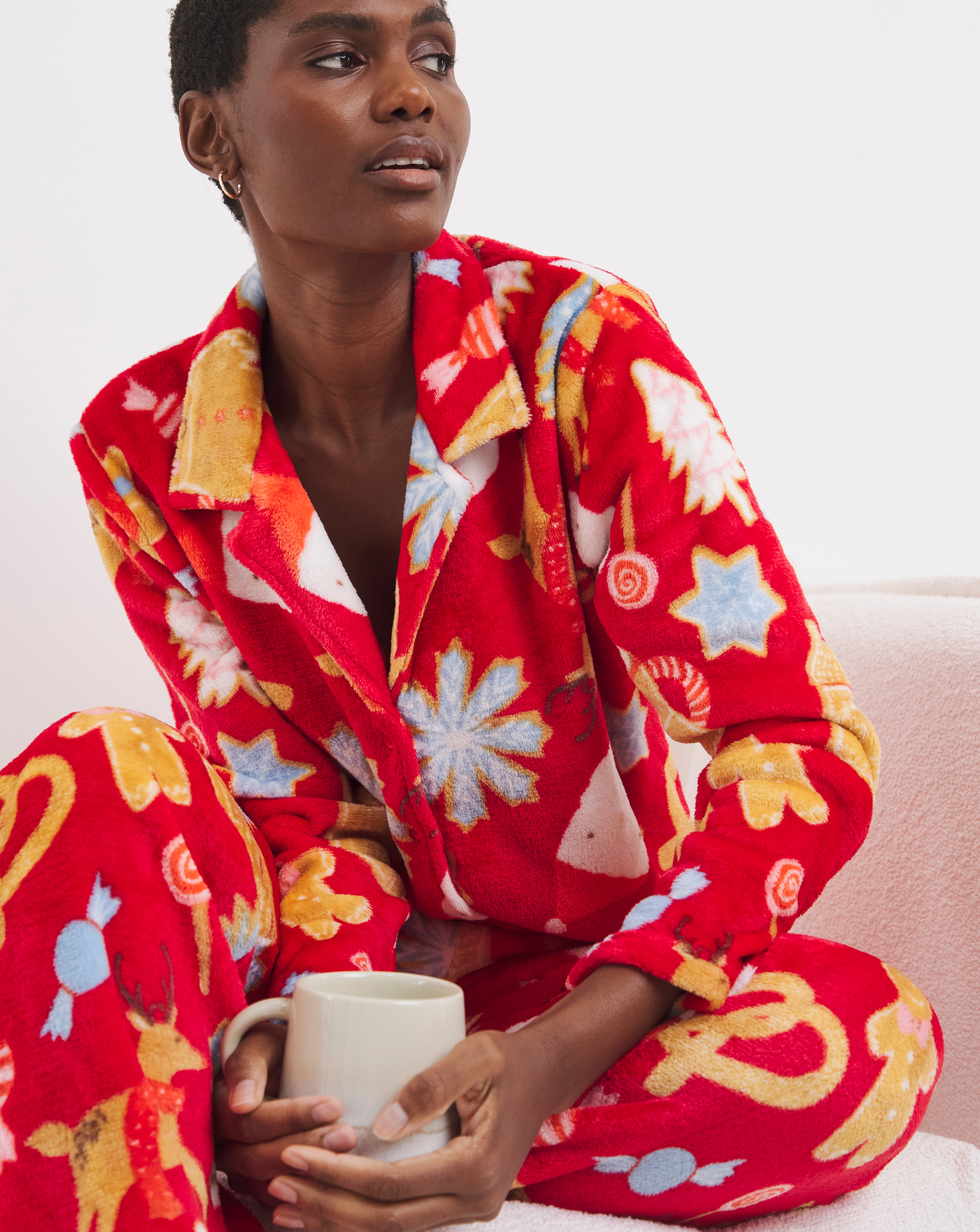 Pretty Secrets Fleece Family PJs- LADIES