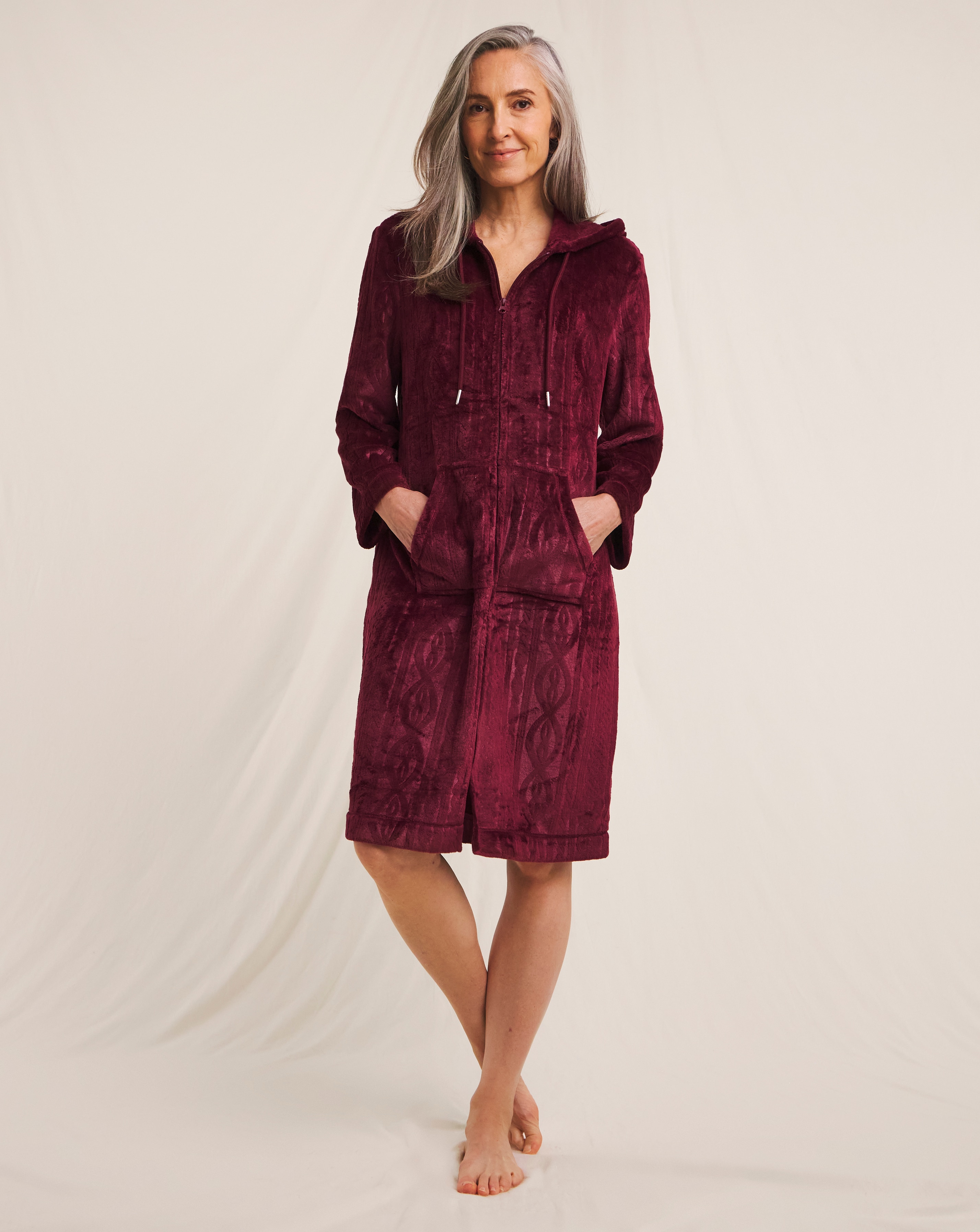 Pretty Secrets Zip Fleece Gown