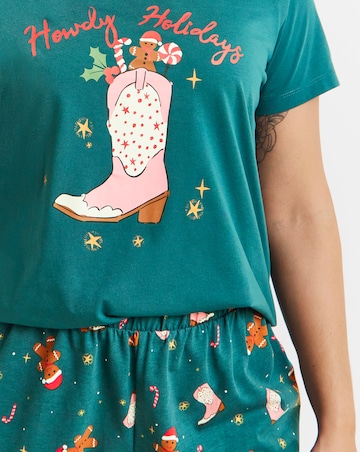 Simply Be Christmas Value Cowgirl Pyjama Set