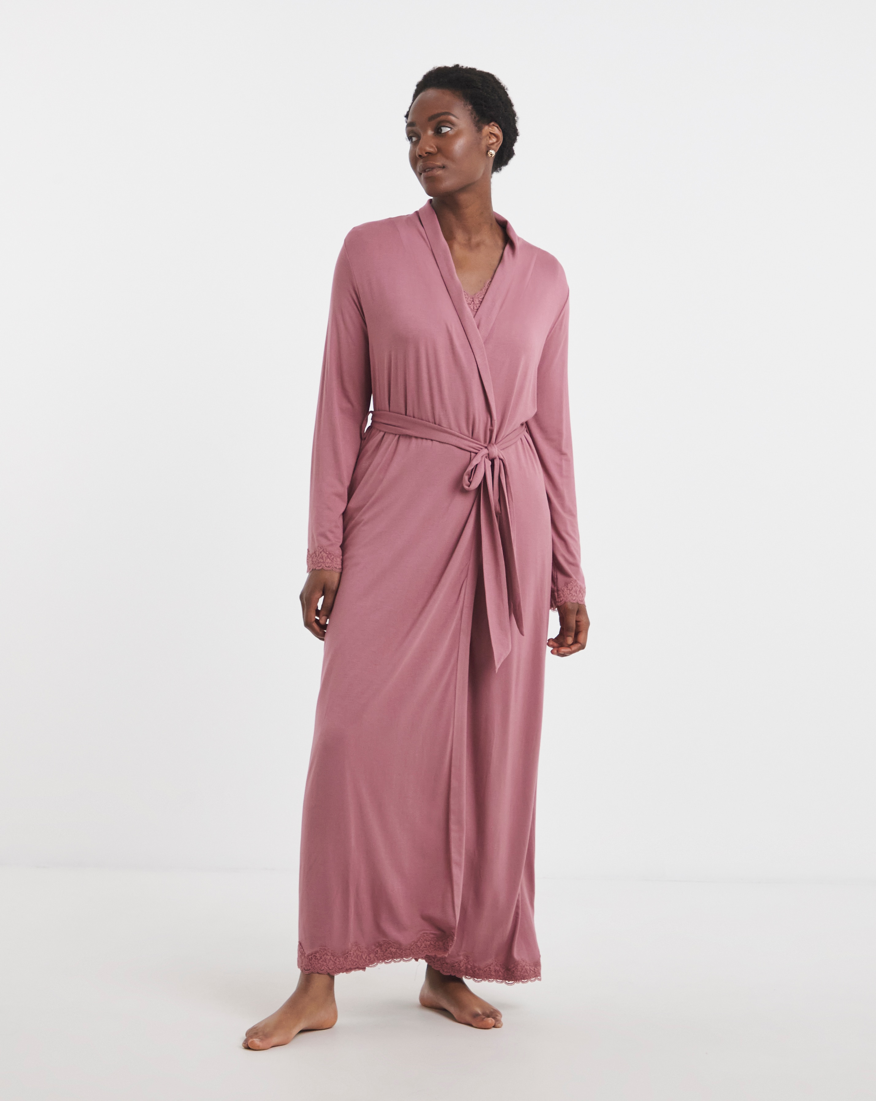 JD Williams Viscose Lace Maxi Gown