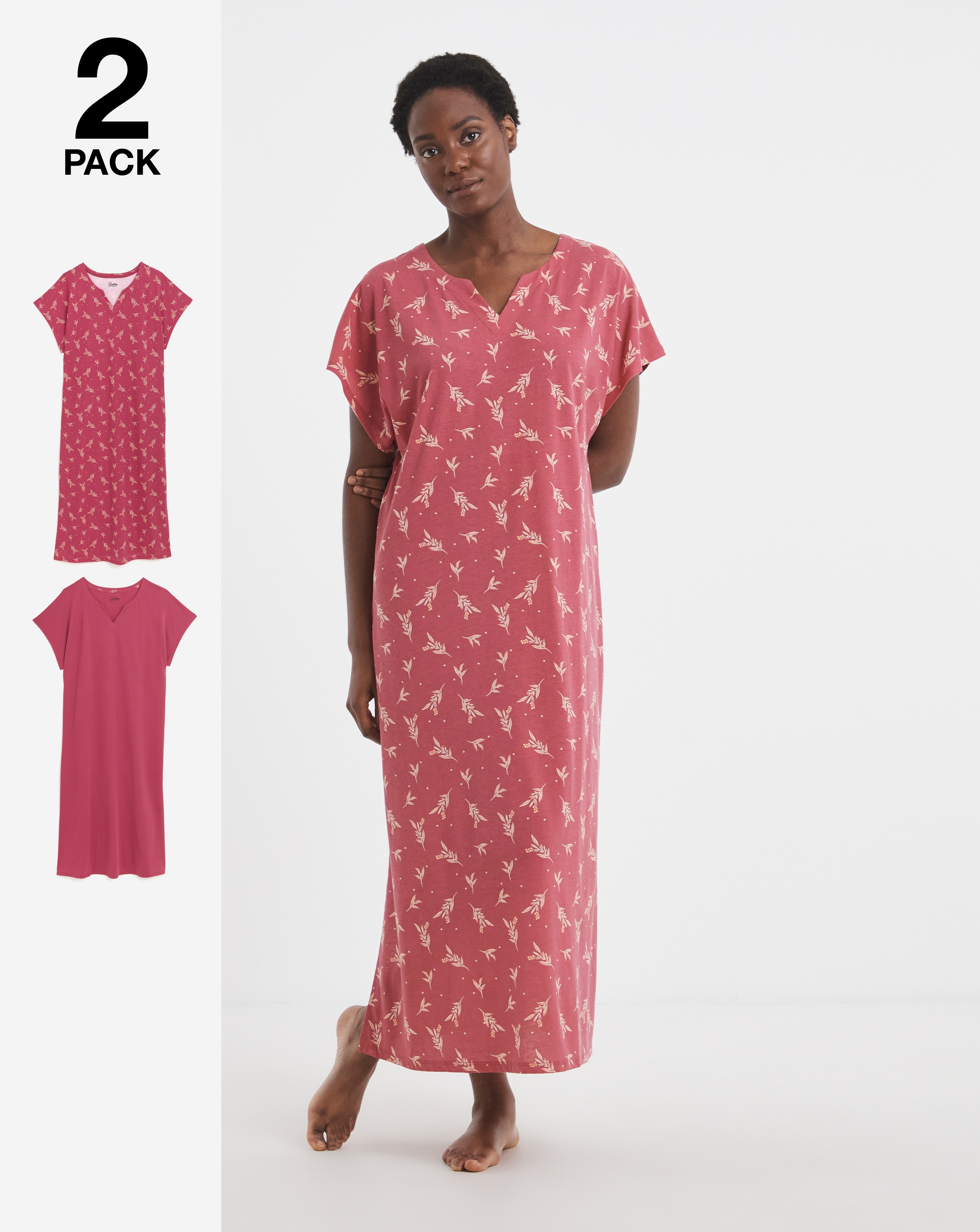 Julipa (2 Pack) Value Maxi Nighties