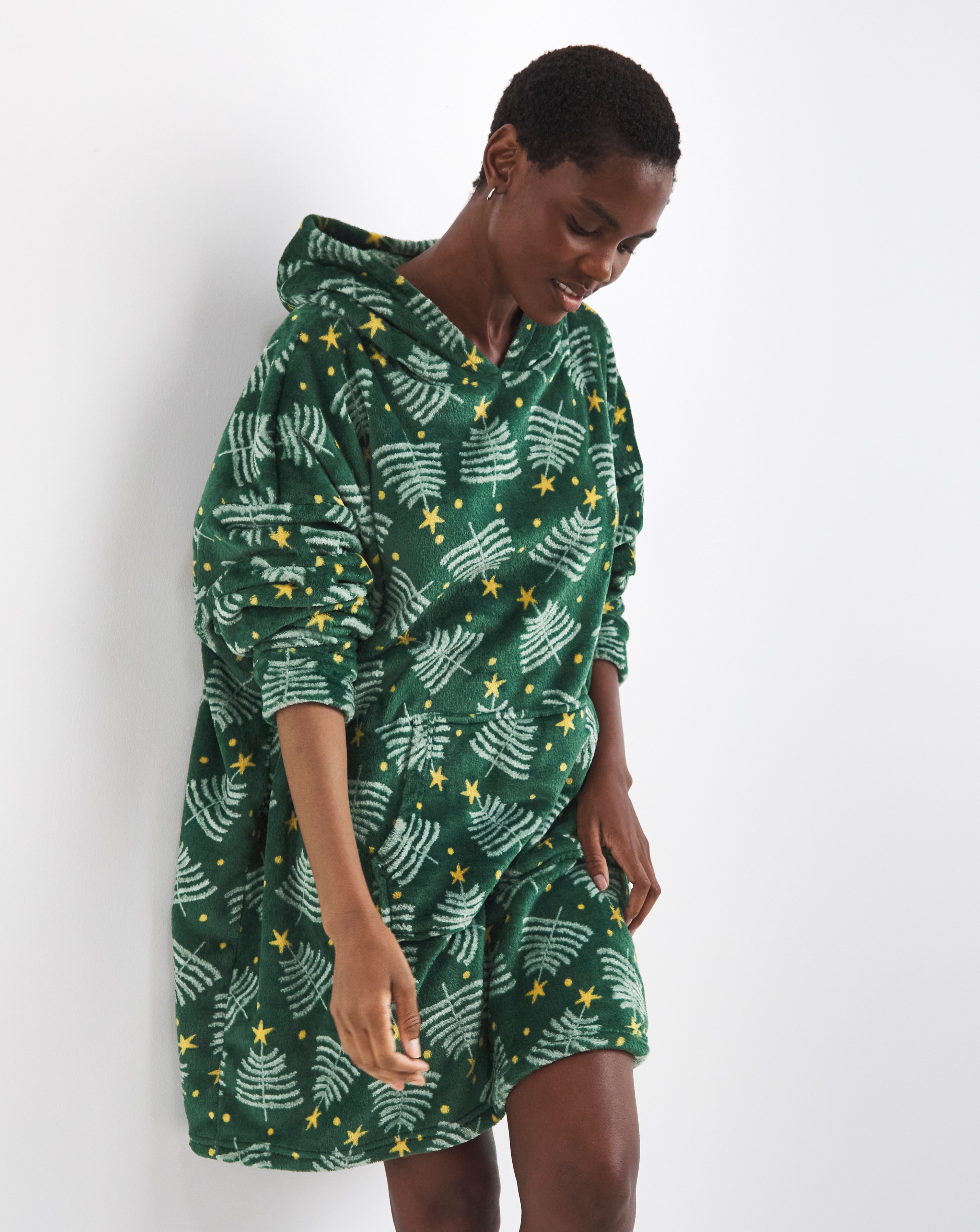 Pretty Secrets Fleece Hooded Dress