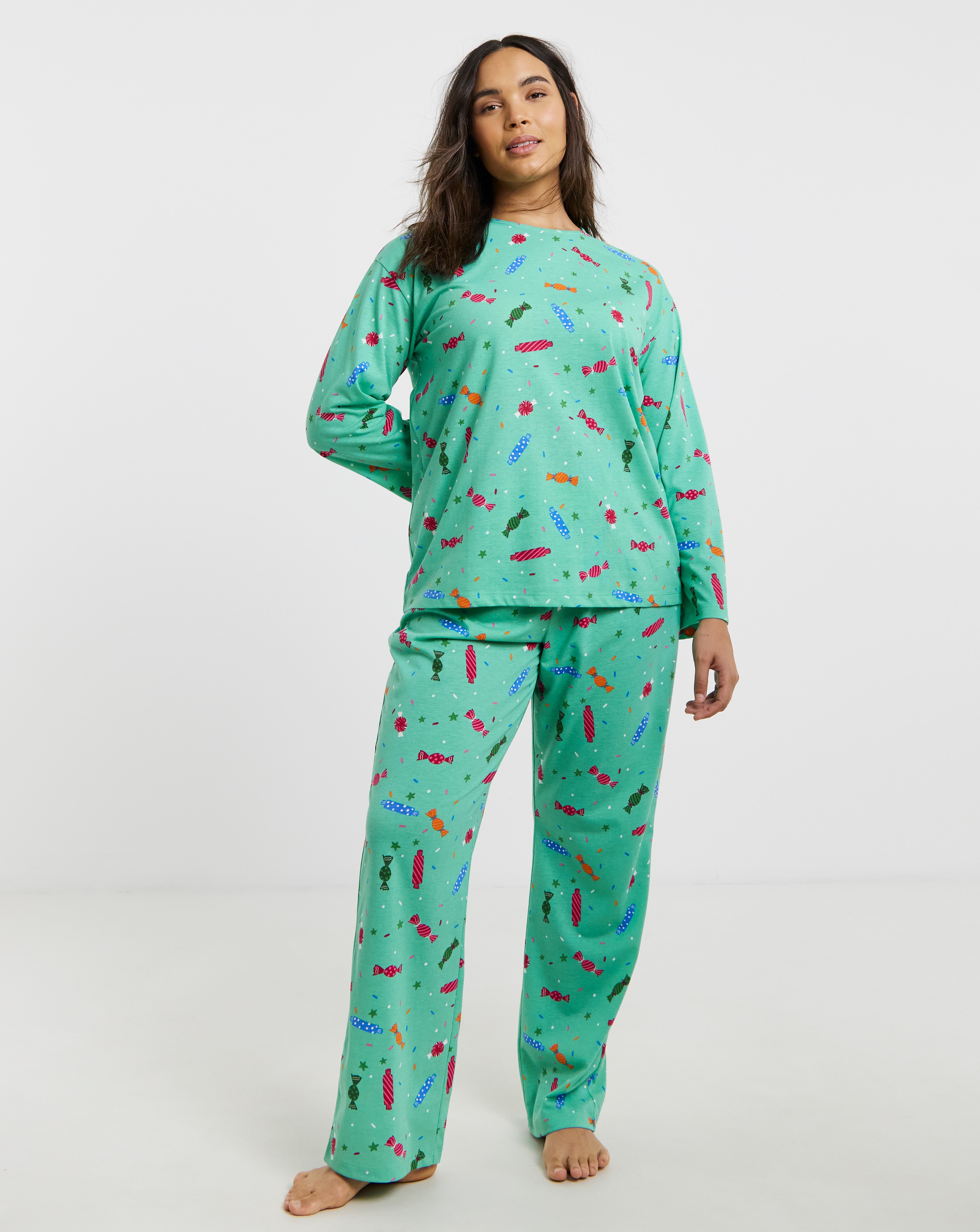 New In - Sweet Print Value Long Sleeve PJ Set