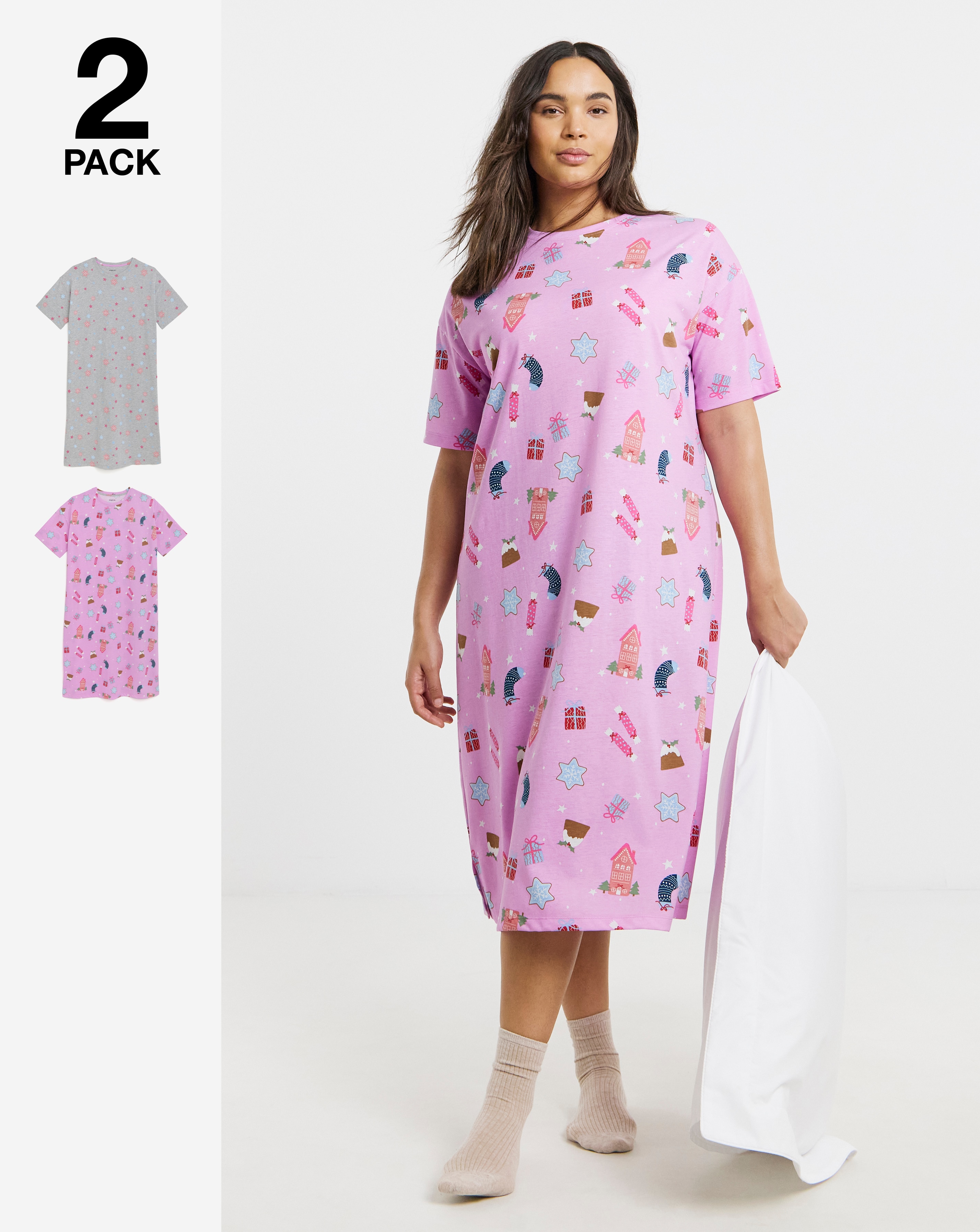 New In - Simply Be Value 2 Pack Nighties
