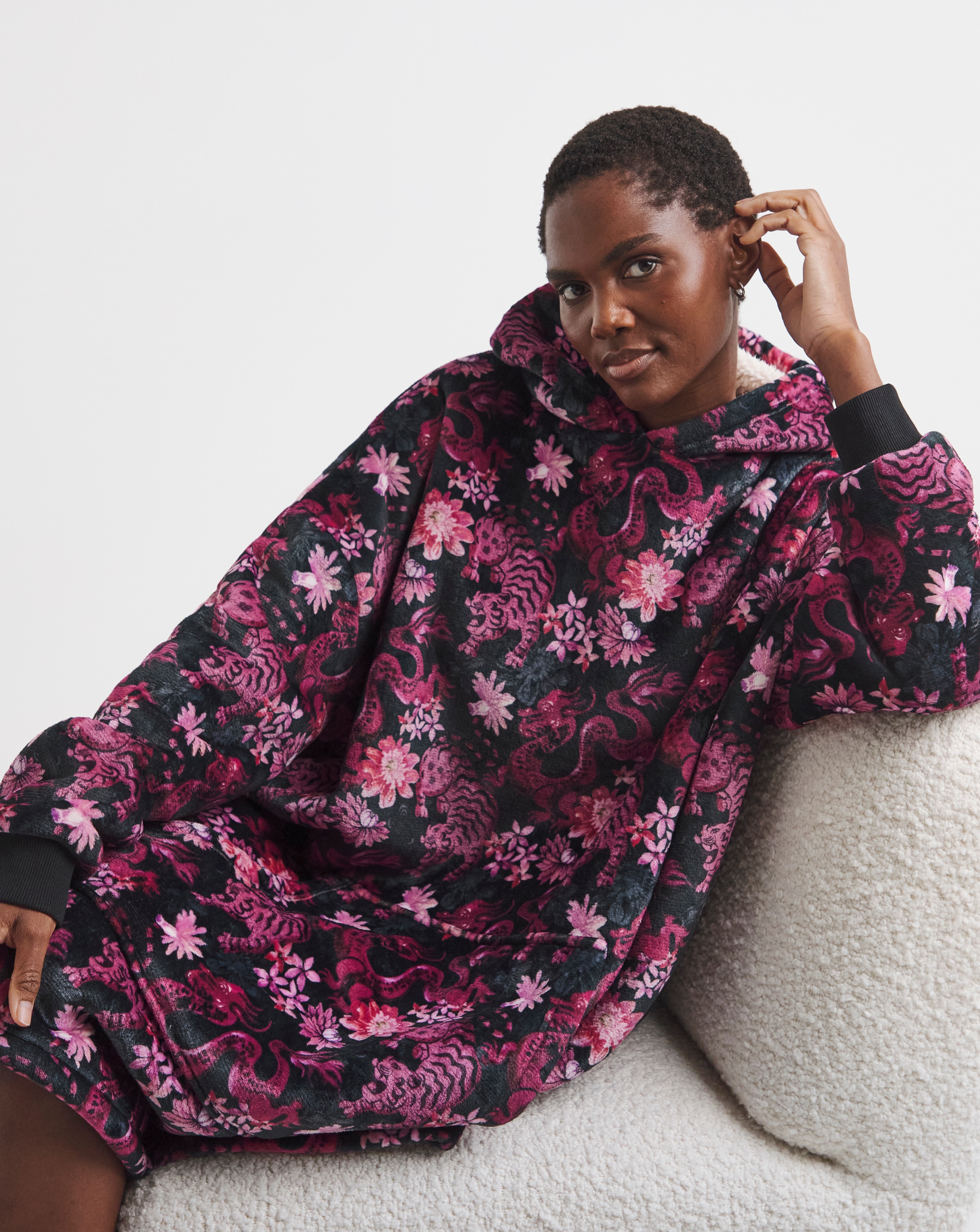 Joe Browns Animal Print Hooded Dress