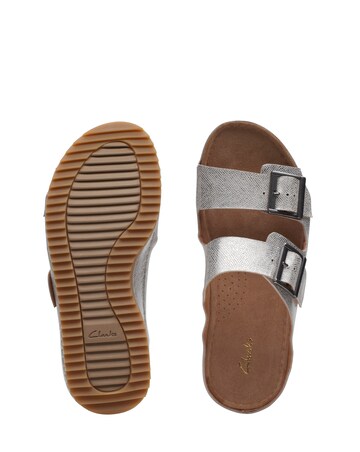 Clarks Brookleigh Leather Sandals Standard Fit