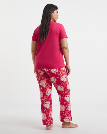 Simply Be Cake Print Pyjama Set