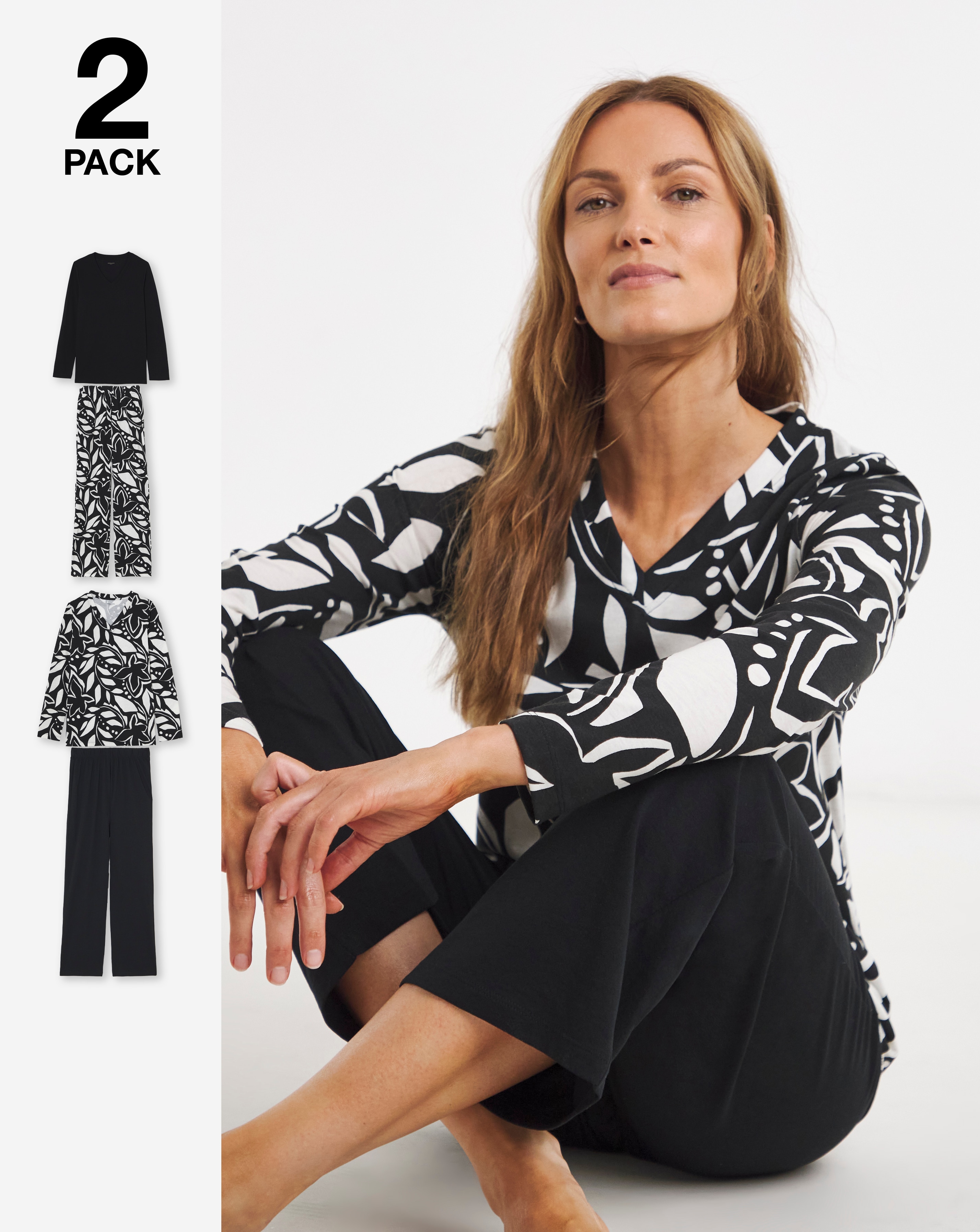 New In - JD Williams 2 Pack PJ Sets