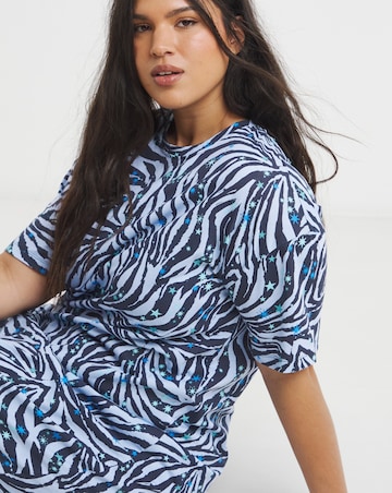 Simply Be Value Zebra Midi Nightie
