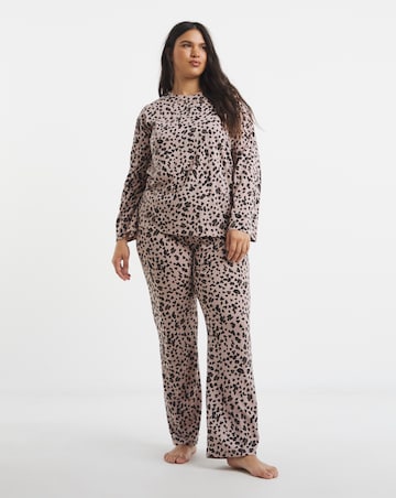 Simply Be (2 Pack) Value Leopard Pyjama Sets