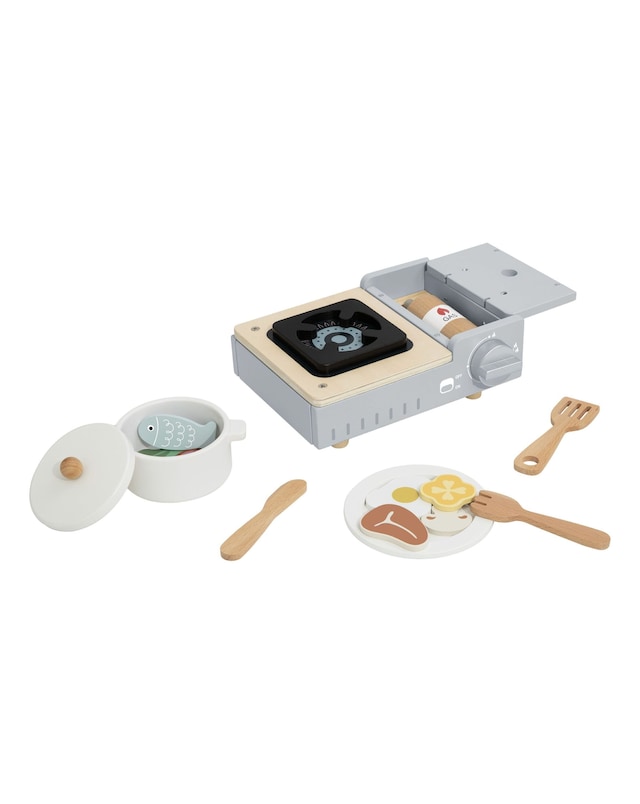 Wooden Camping Stove Set