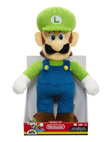 Super Mario Jumbo Basic Plush Luigi