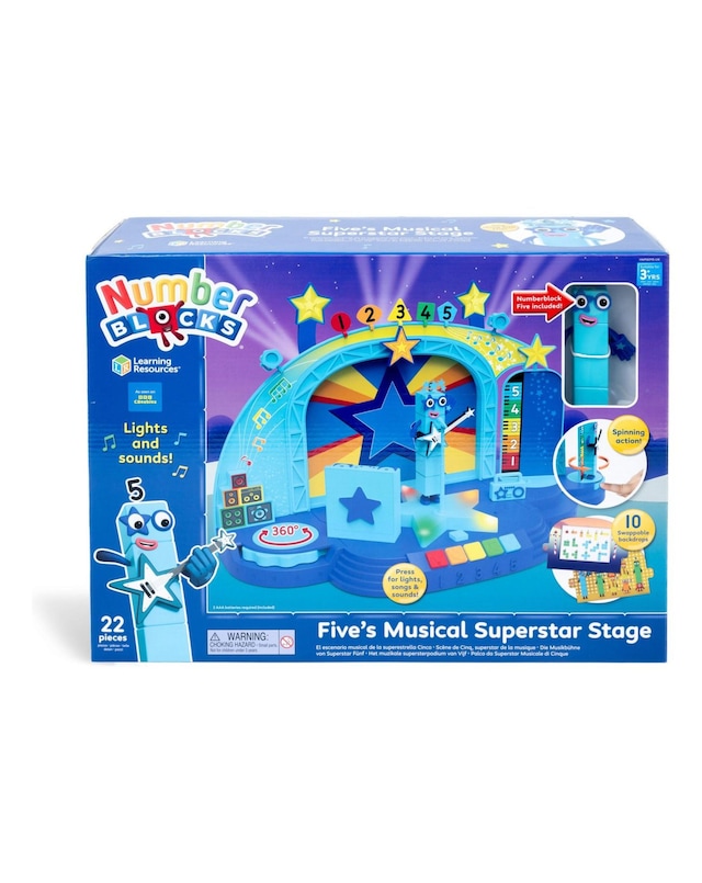 Numberblocks Five's Musical Superstar Stage