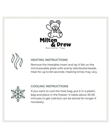 Milton & Drew Heatable Cuddly Pup