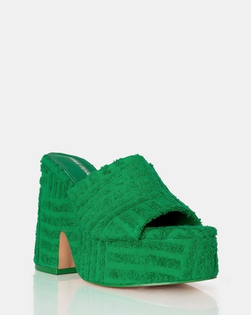 Public Desire Wavez Wide Fit Platform Sandals