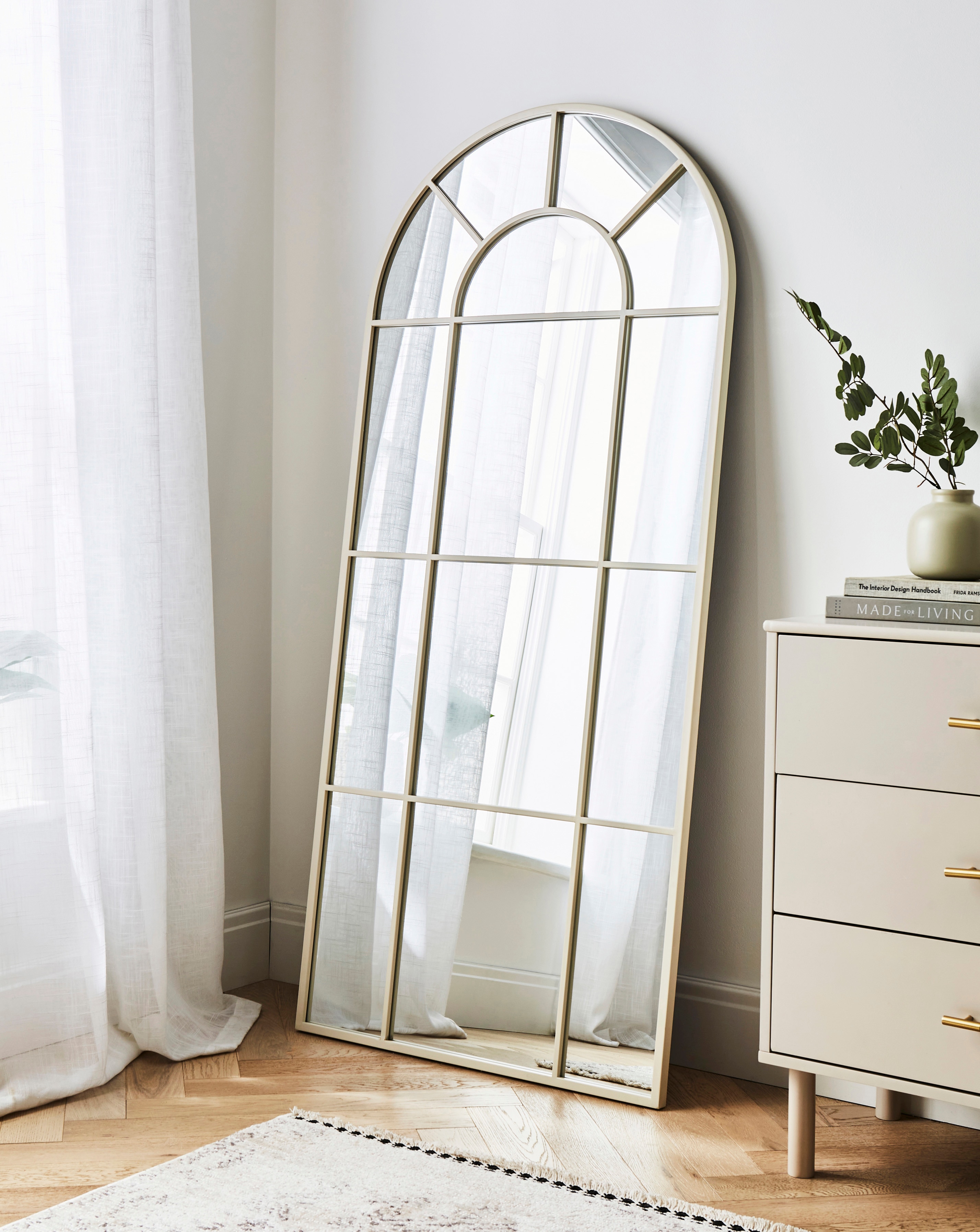 Window Arch Leaner Mirror