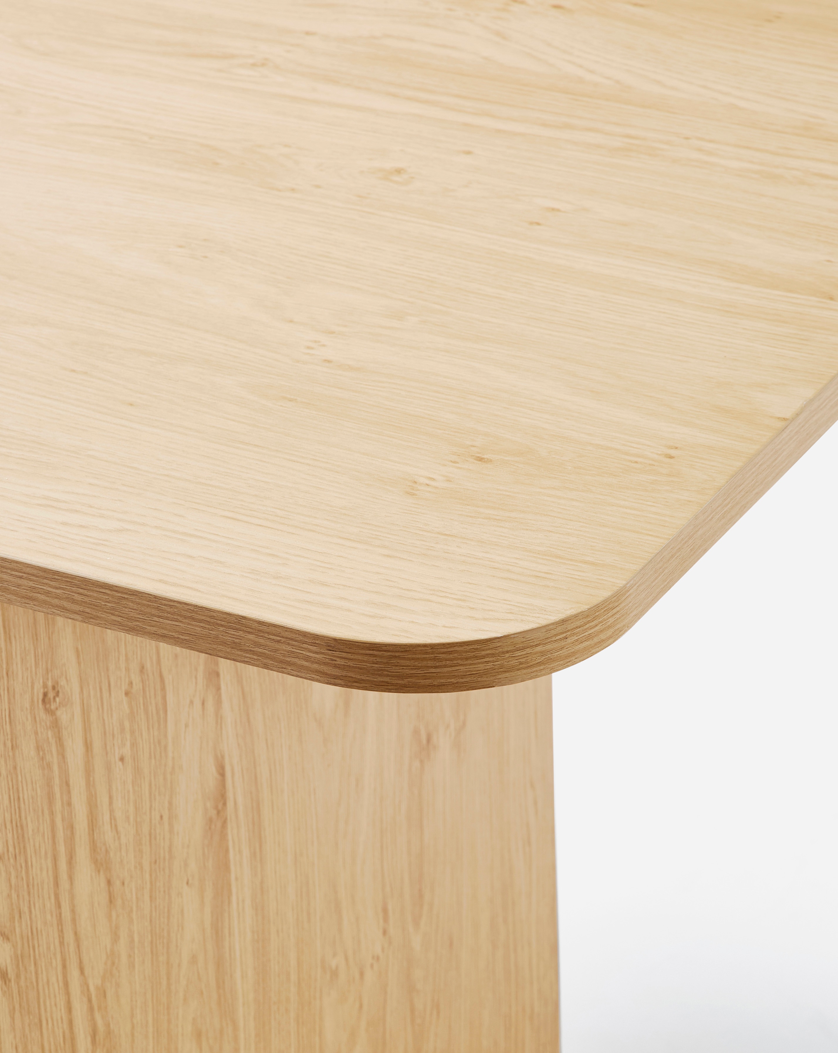 Oslo Panel Table & Emilie Fabric Chairs