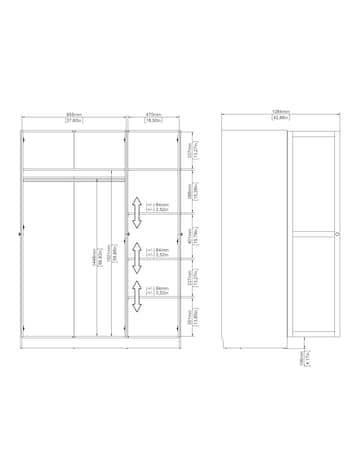 Alton Triple Wardrobe