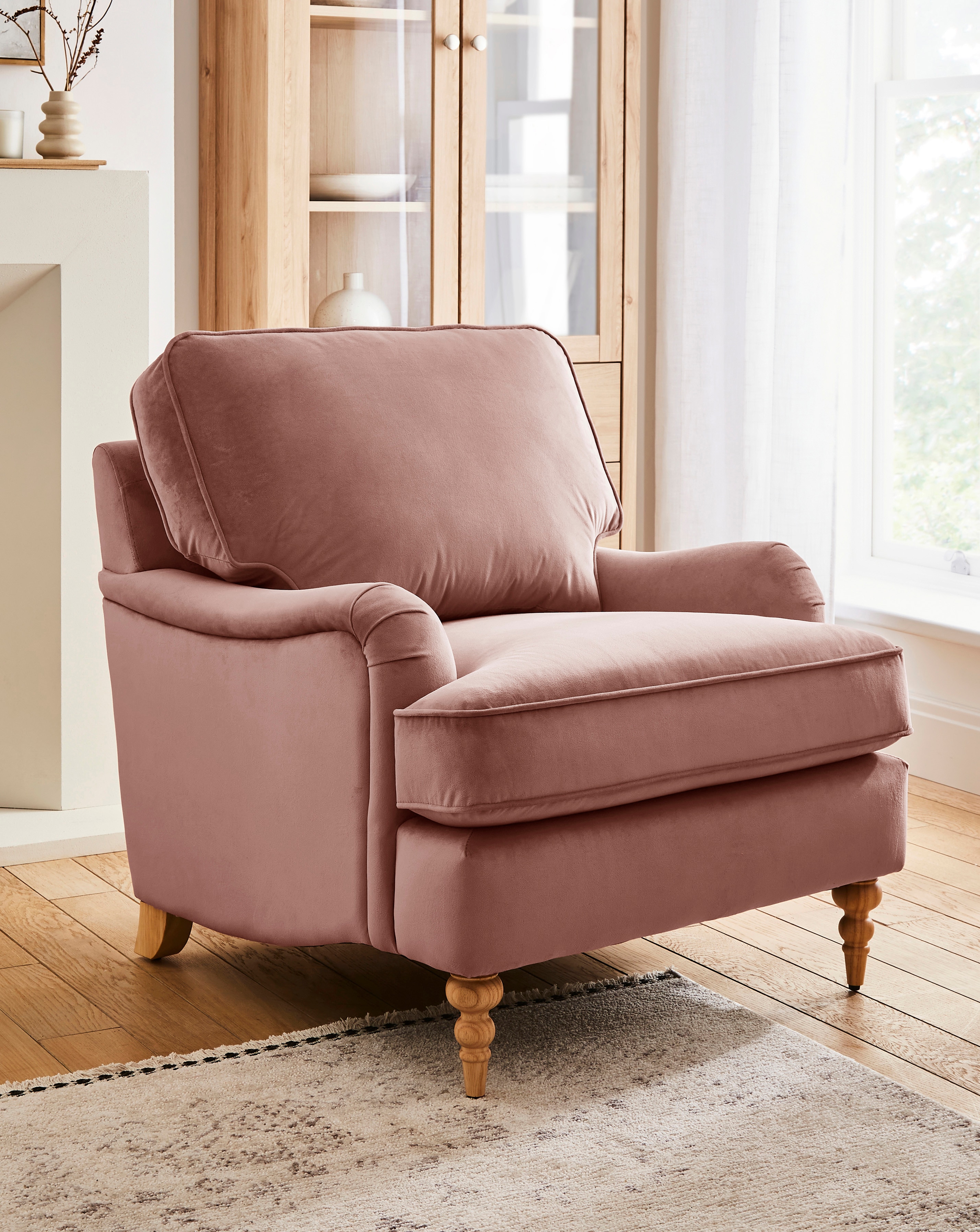 Wisteria Velvet Armchair