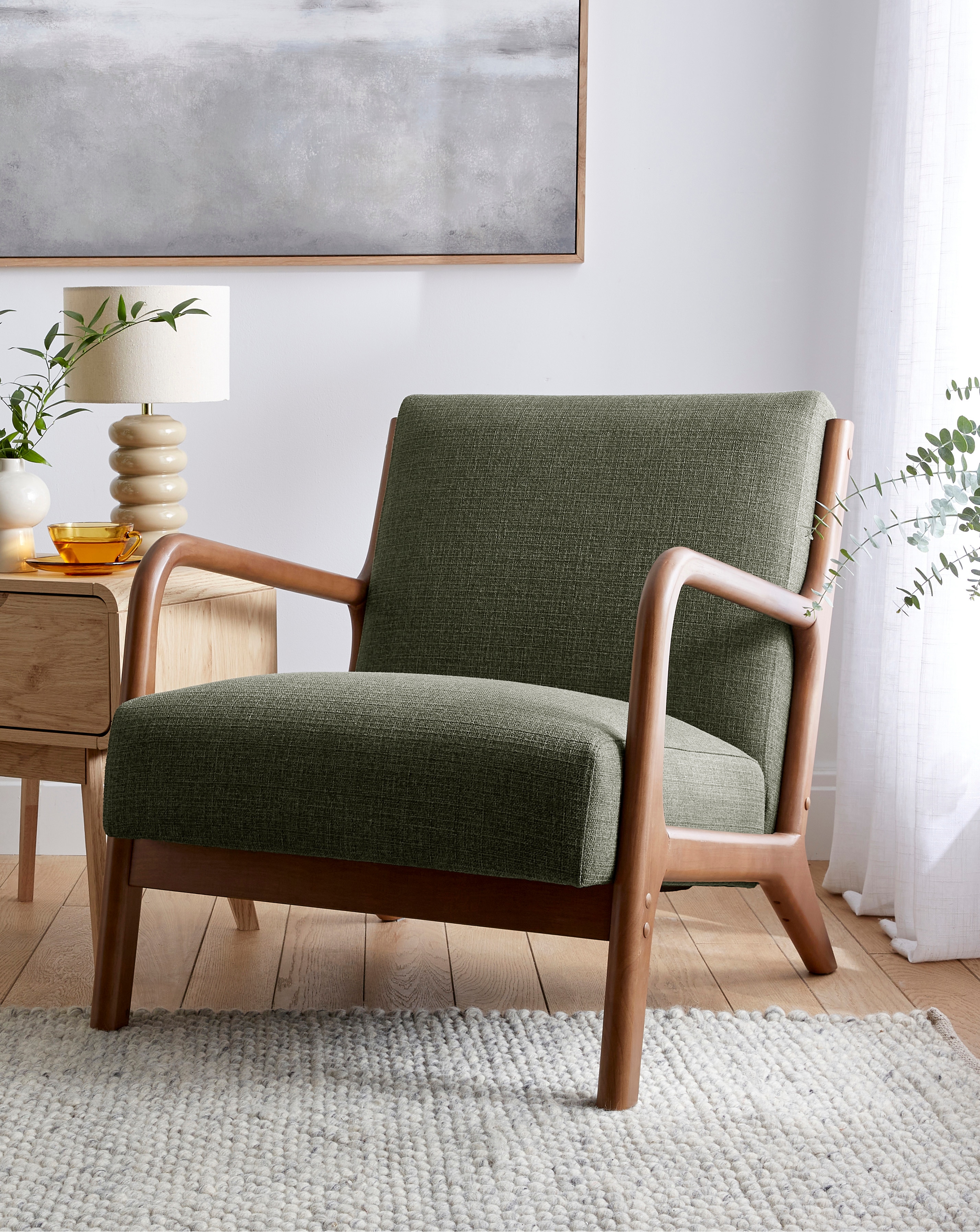 Fletcher Wooden Armchair