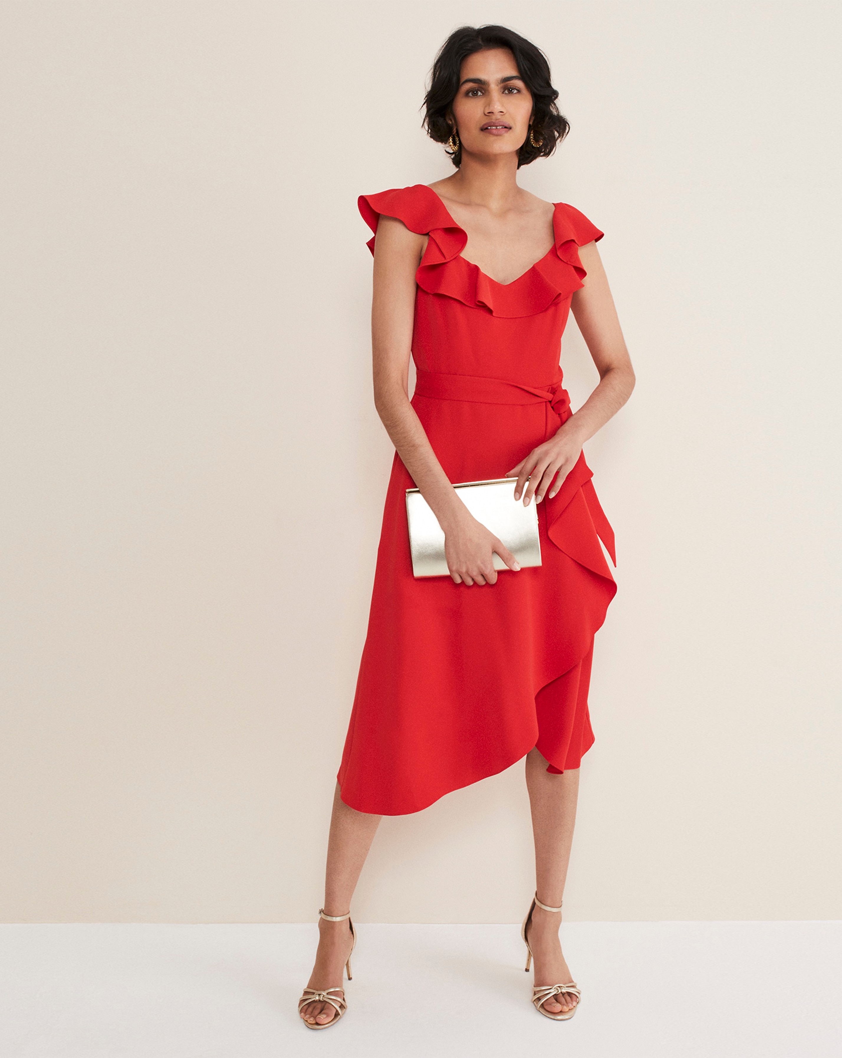 Phase Eight Tatiana Frill Sleeve Dress