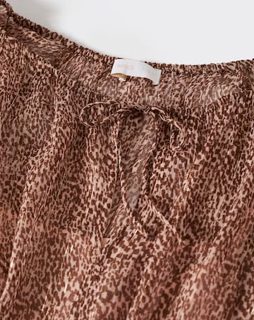 Mango Lagoon Animal Print Dress