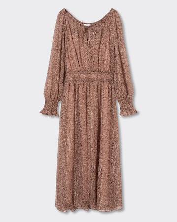 Mango Lagoon Animal Print Dress