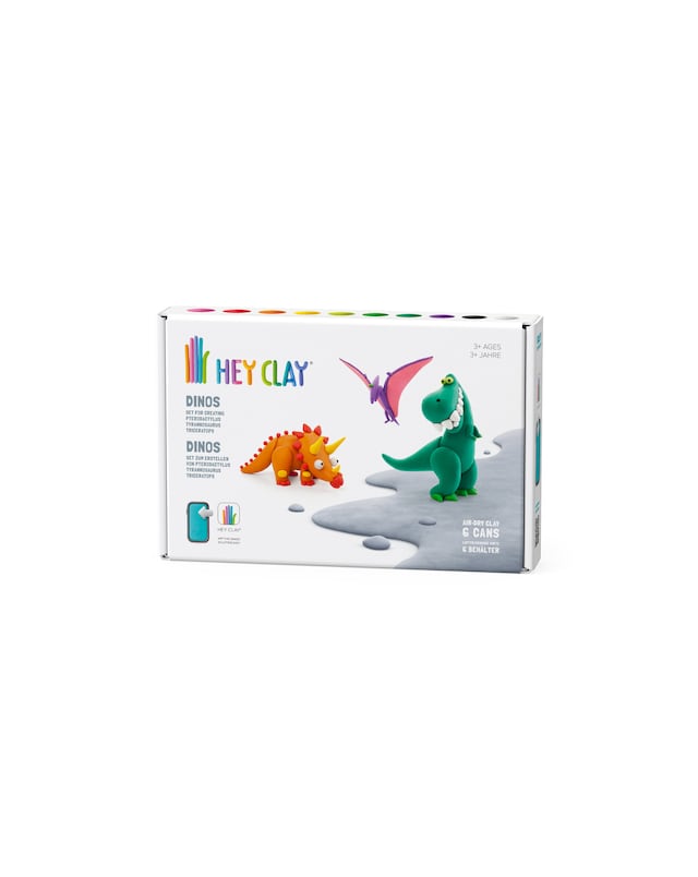 Hey Clay Dinos 6 Can Set