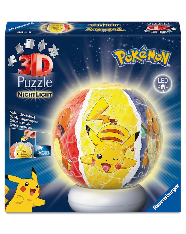 Pokemon 3D Puzzle Night Light